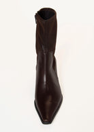 swatch_Chocolate Leather giselle boots vagabond shoes