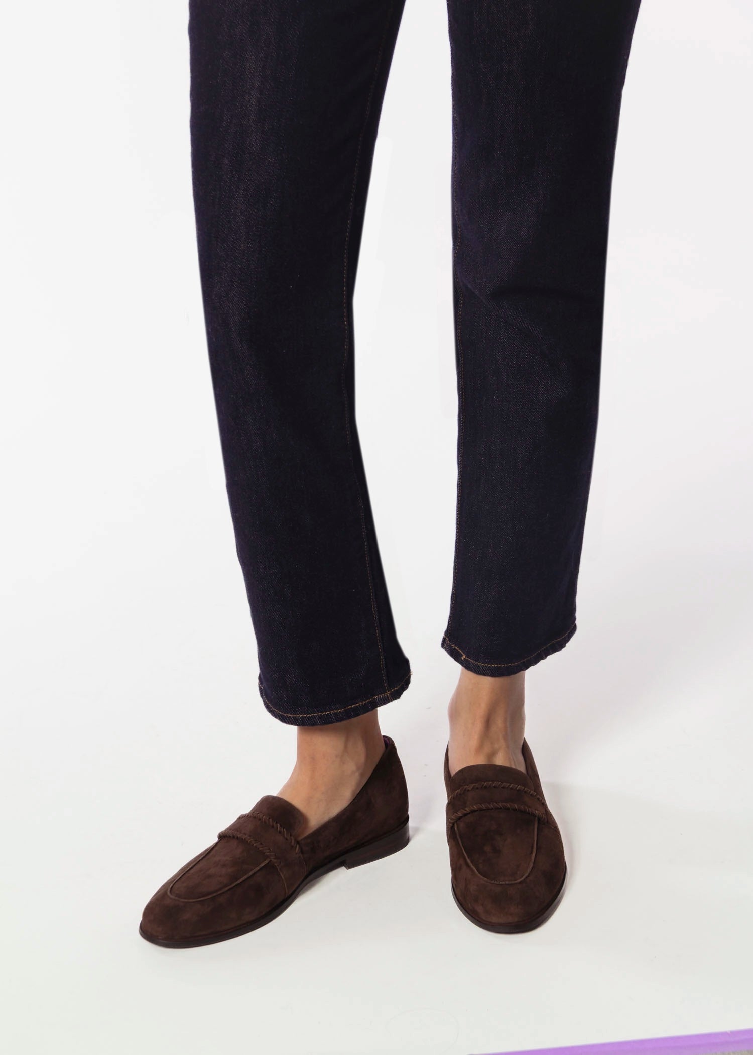 swatch_Chocolate Suede abbra loafer vaneli shoes