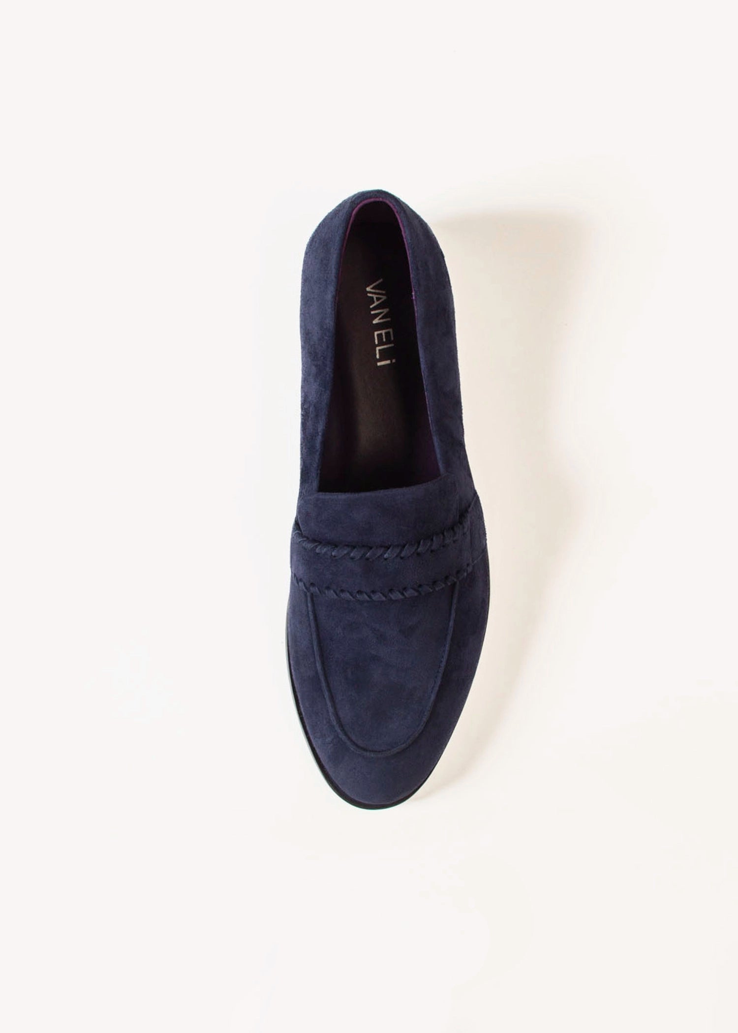 swatch_Navy Suede abbra loafer vaneli shoes