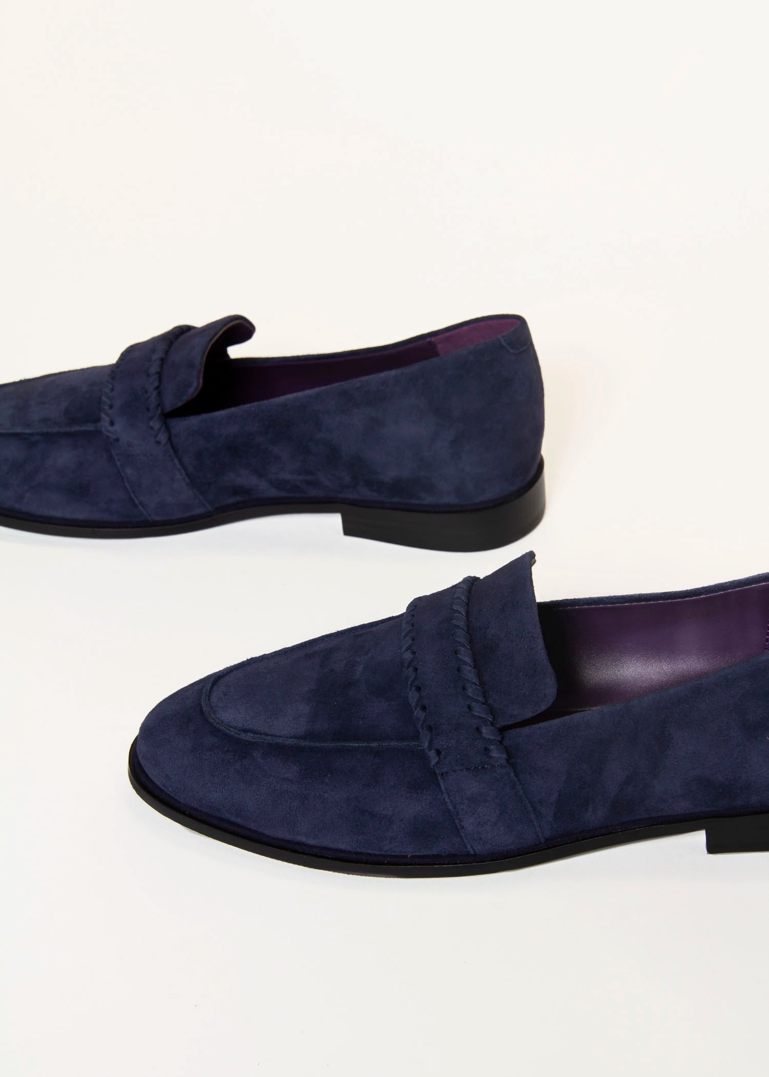 swatch_Navy Suede abbra loafer vaneli shoes