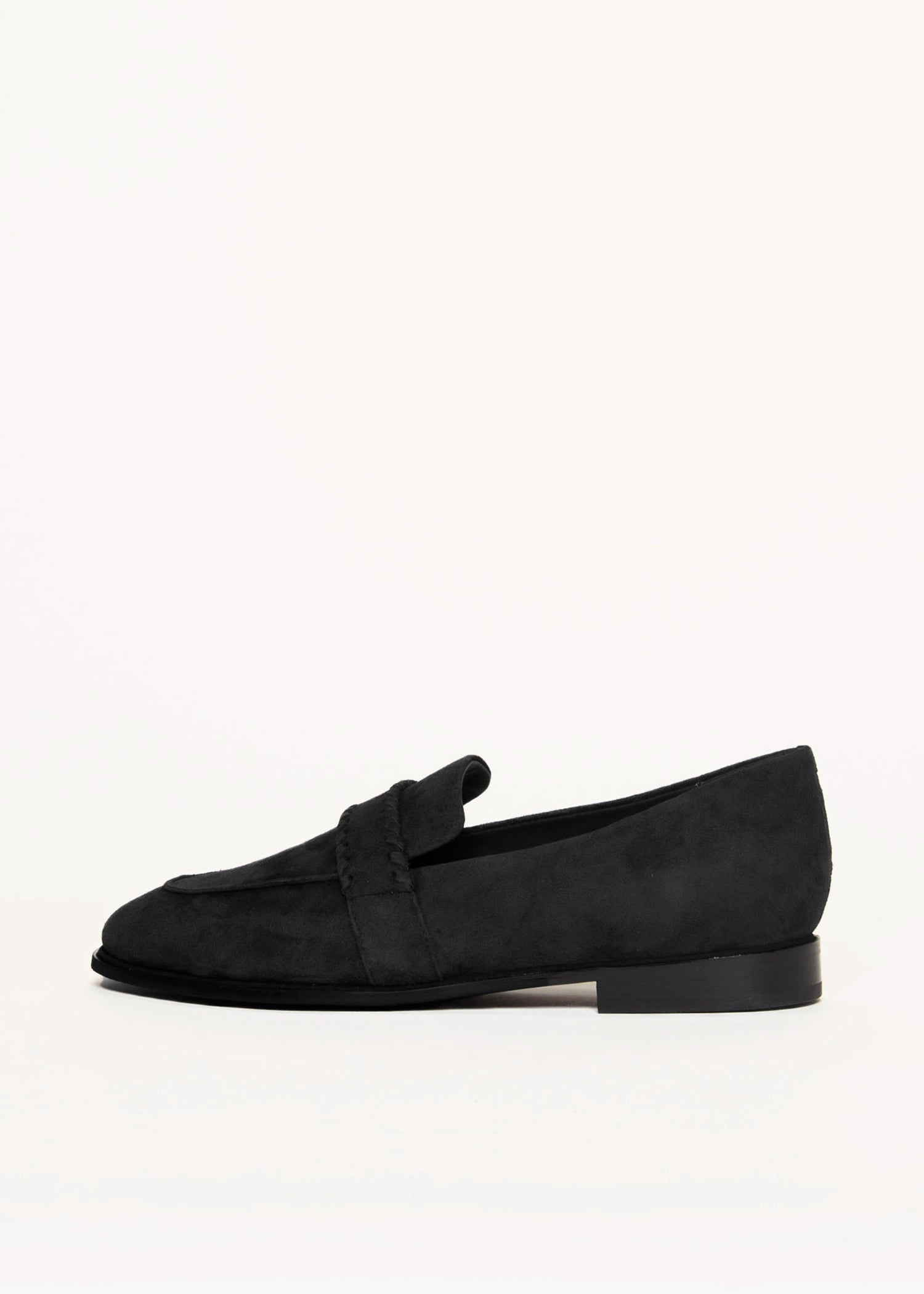 swatch_Black Suede abbra loafer vaneli shoes