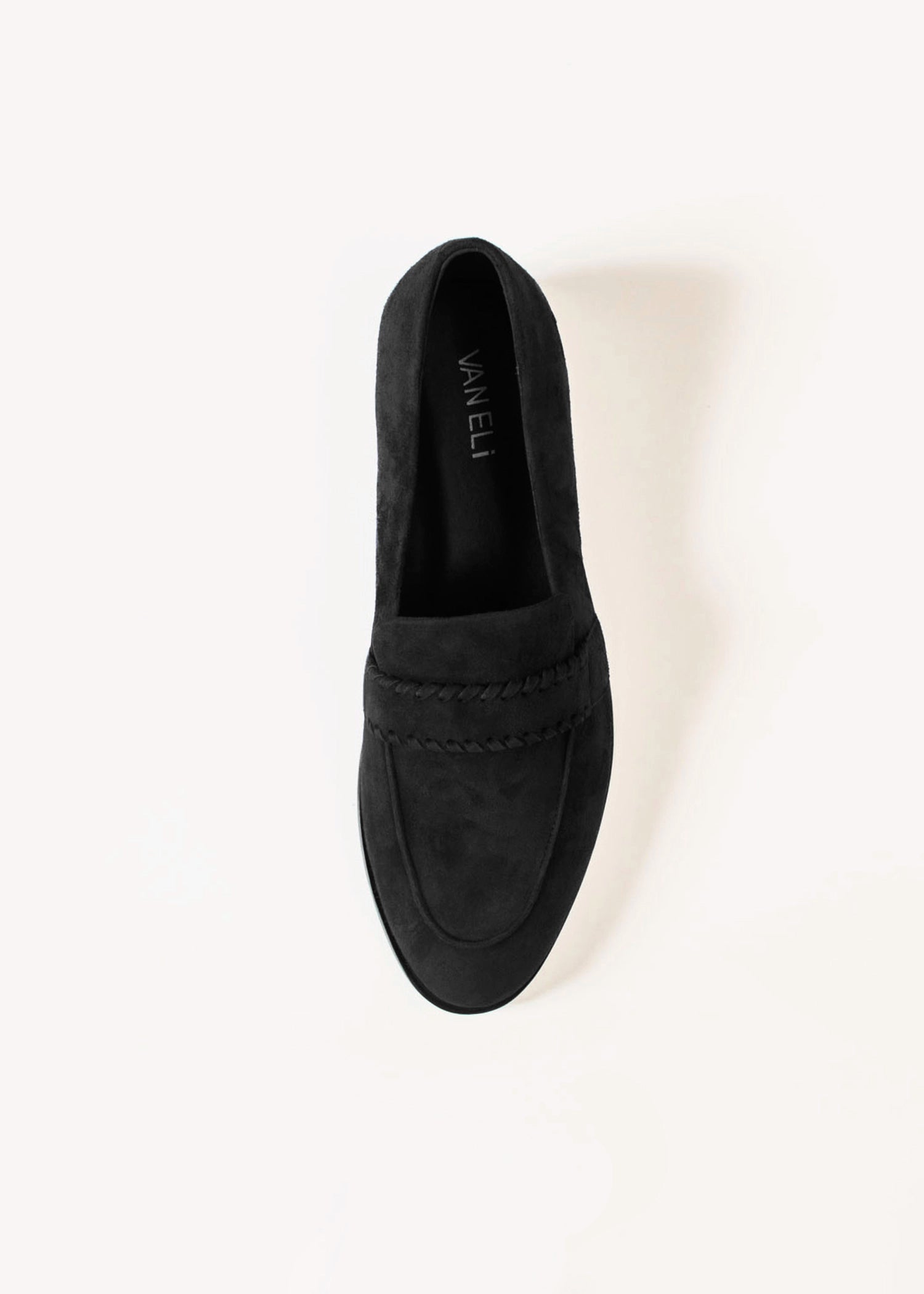 swatch_Black Suede abbra loafer vaneli shoes