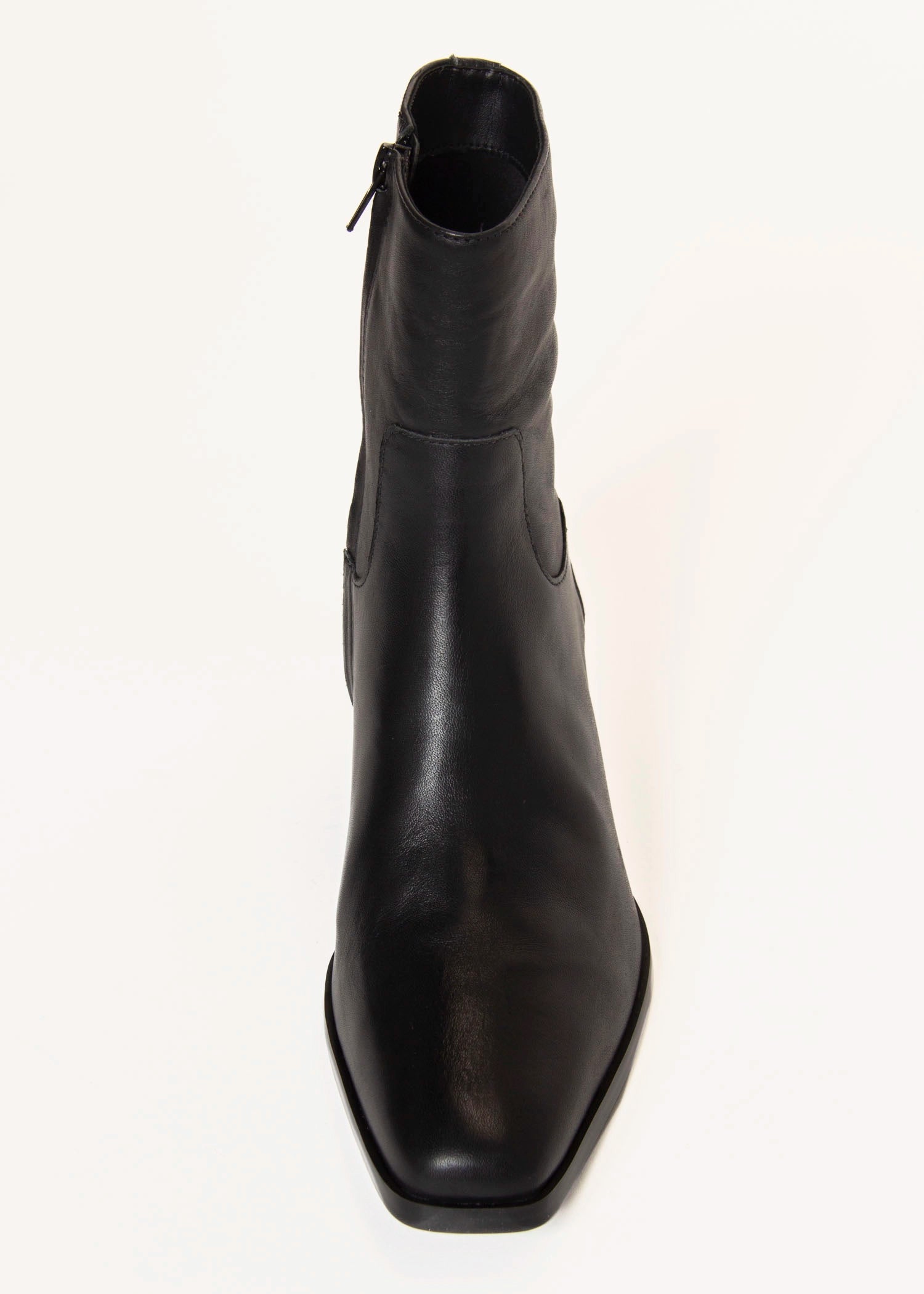 swatch_Black Leather daney boot shoes
