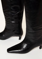 swatch_Black Leather evysa tall boot shoes