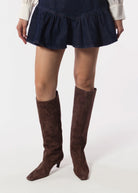 swatch_Espresso Suede evysa tall boot shoes