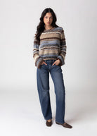 swatch_Multi fuzzy striped knit sweater
