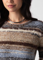 swatch_Multi fuzzy striped knit sweater
