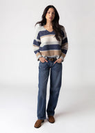 swatch_Blue Multi everyday striped sweater