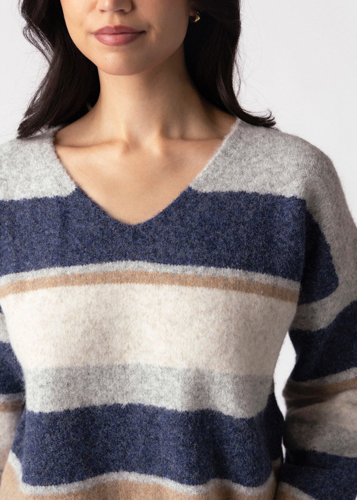 swatch_Blue Multi everyday striped sweater