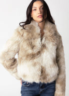 swatch_Birch/Basil rino and pelle amine faux fur jacket