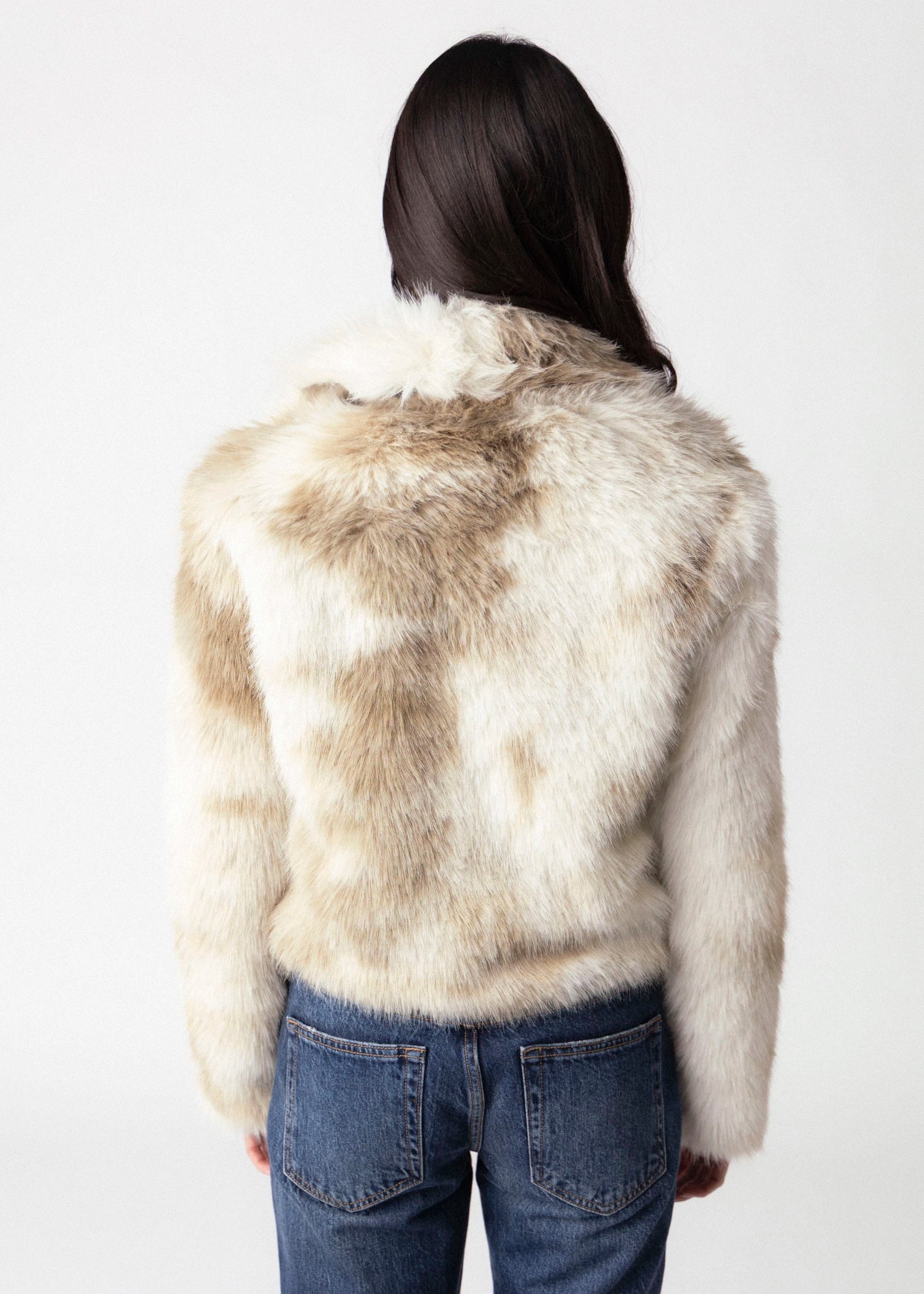 swatch_Birch/Basil rino and pelle amine faux fur jacket