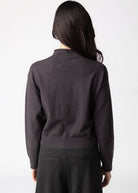 swatch_Charcoal mod ref brooks high neck cardigan