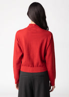 swatch_Red mod ref brooks high neck cardigan