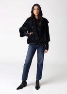 swatch_Dark Navy rino and pelle nesrin faux fur jacket
