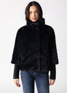swatch_Dark Navy rino and pelle nesrin faux fur jacket