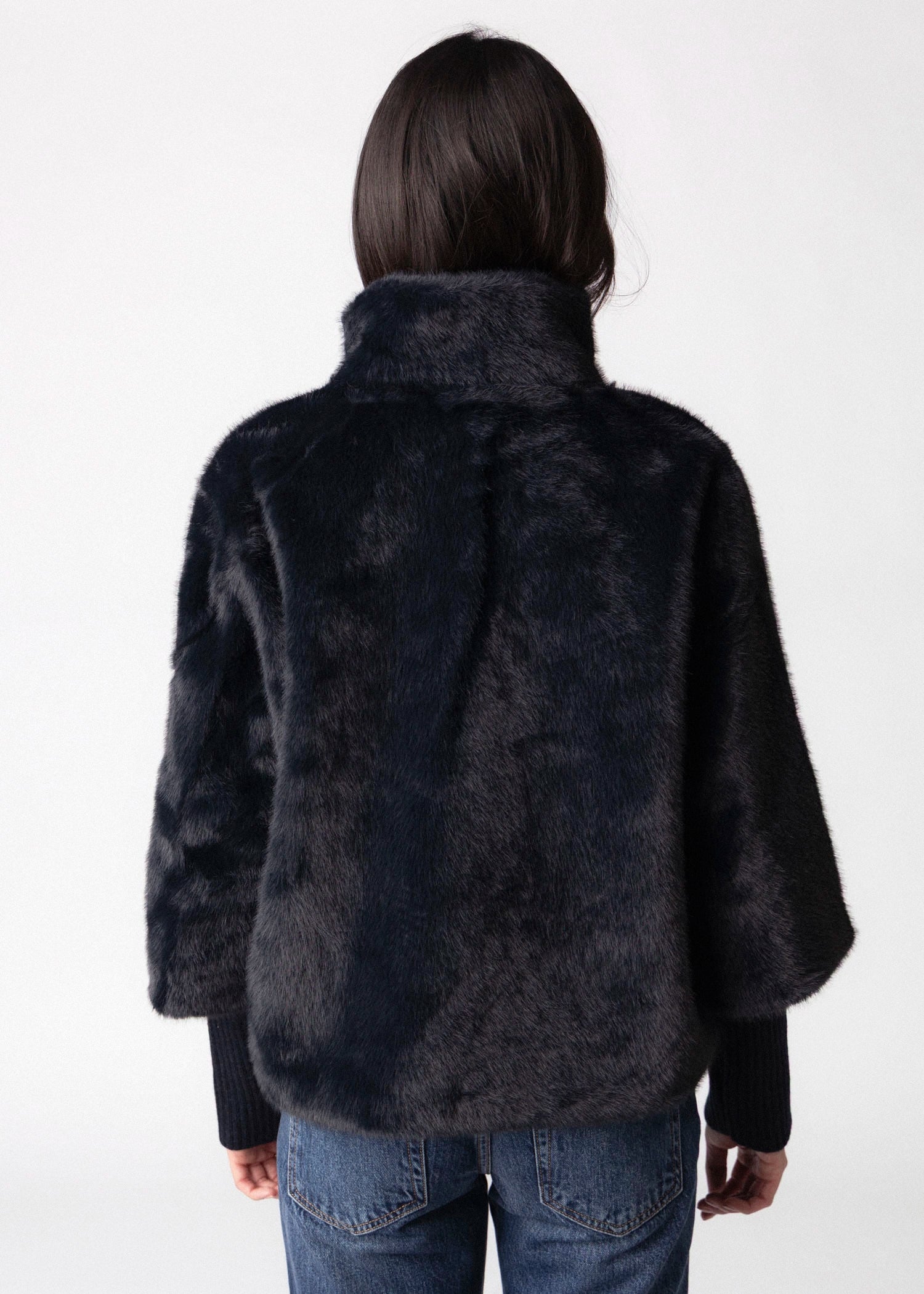swatch_Dark Navy rino and pelle nesrin faux fur jacket