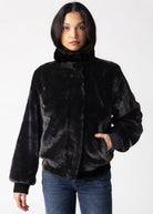 swatch_Black rino and pelle ambra faux fur jacket