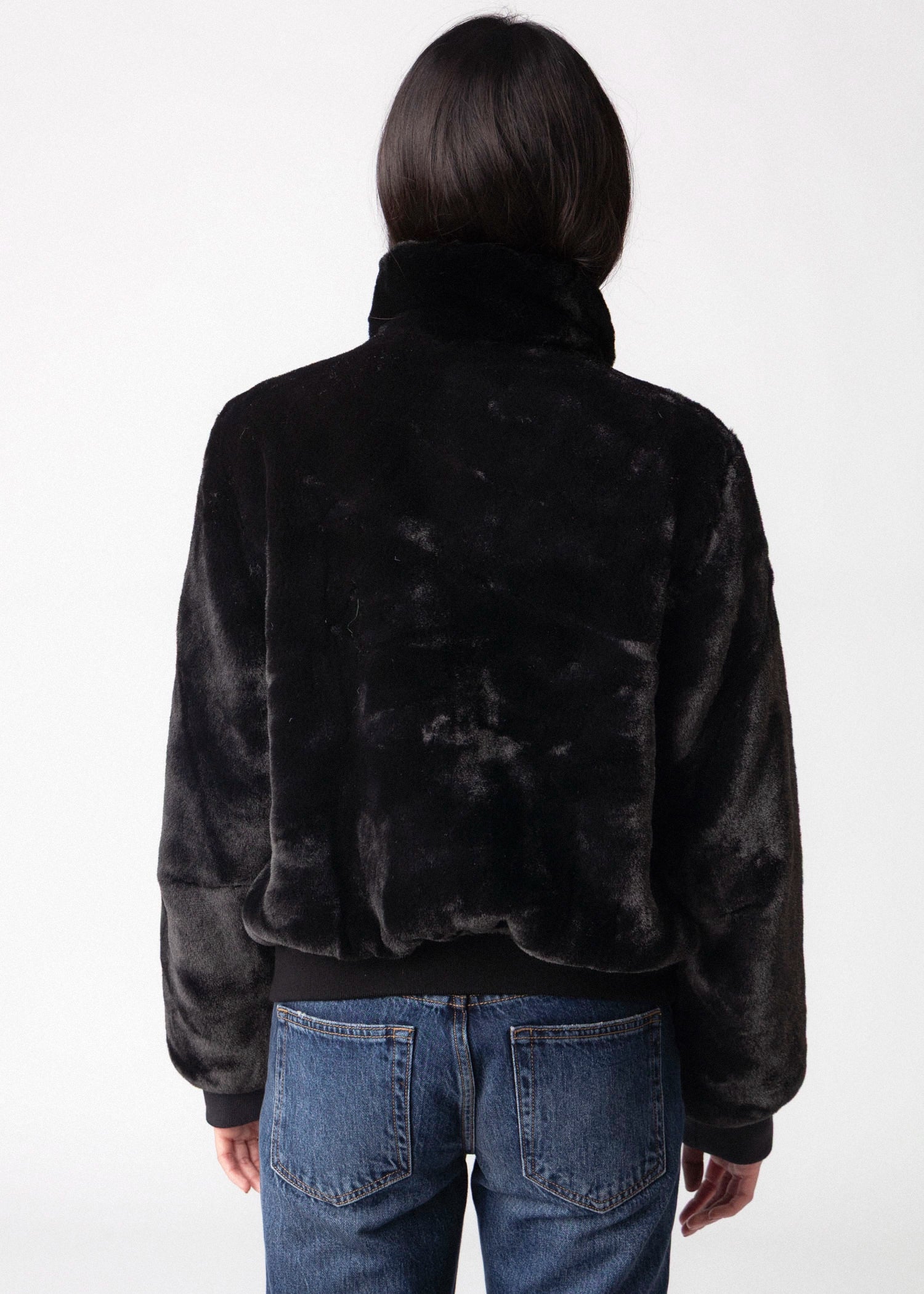 swatch_Black rino and pelle ambra faux fur jacket