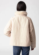 swatch_Oat rino and pelle nanne faux fur collar jacket