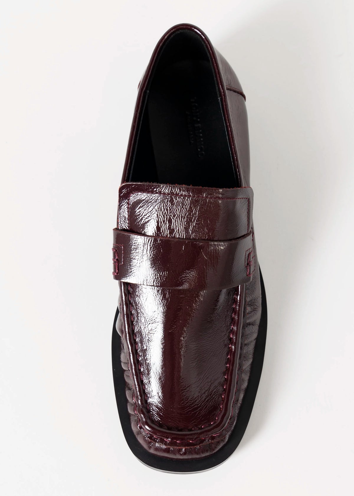 swatch_Wine Patent tony bianco grand patent leather loafer