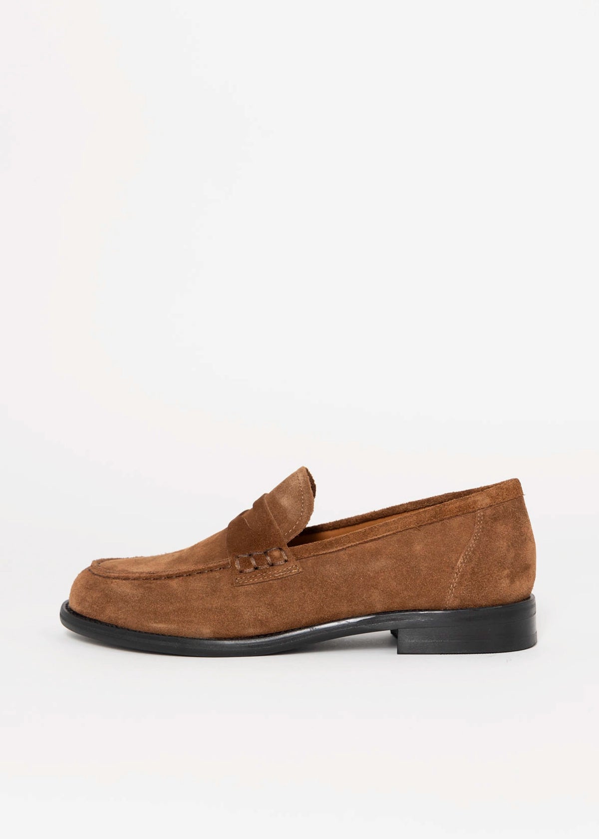 swatch_Brown Suede vagabond linn penny loafer