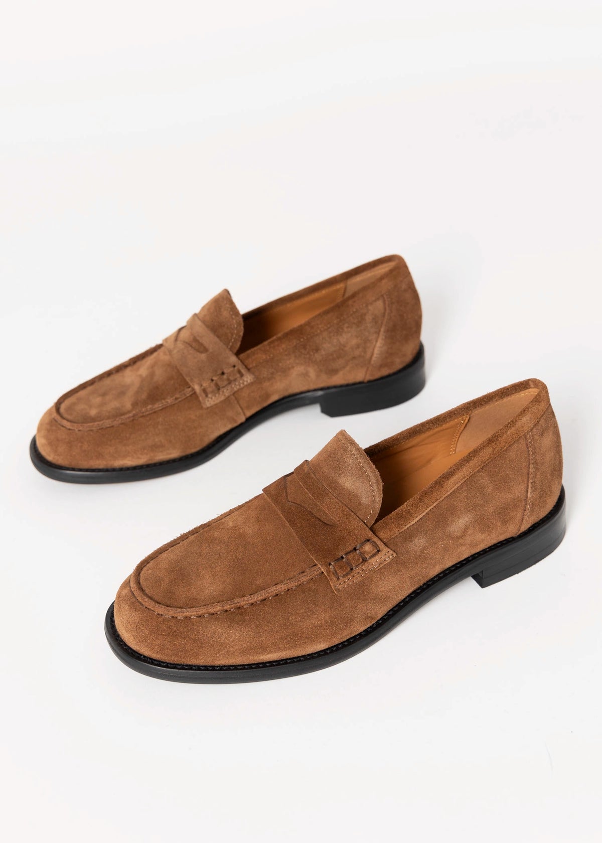 swatch_Brown Suede vagabond linn penny loafer