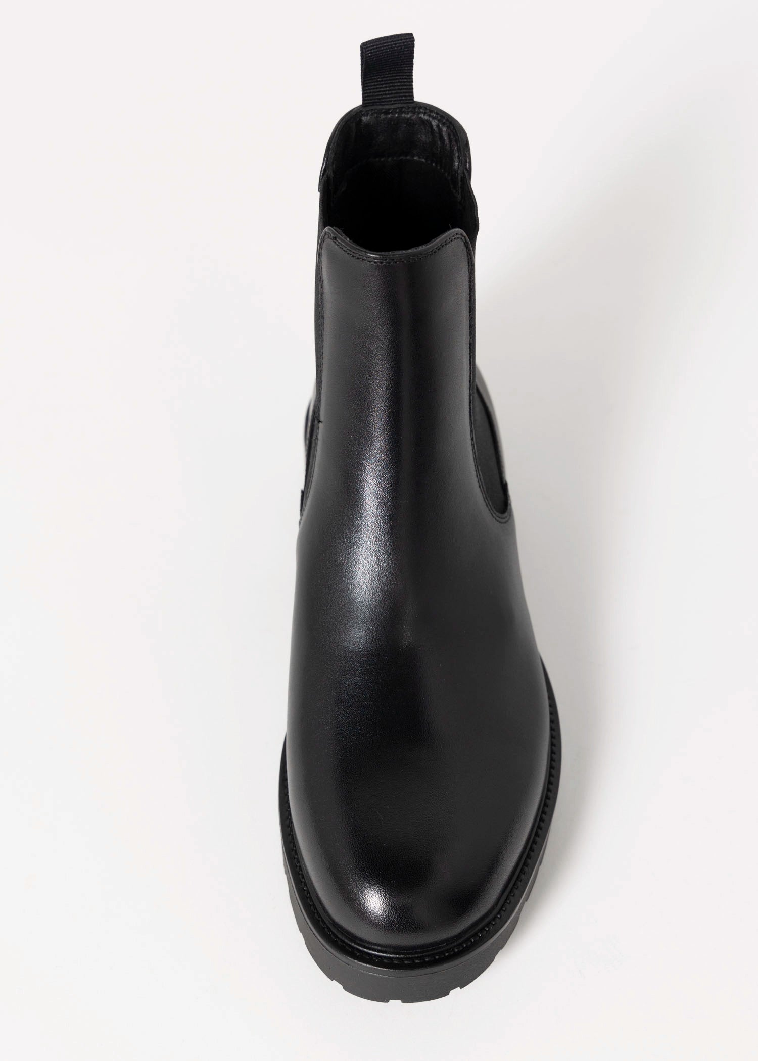 swatch_Black Leather vagabond kenova chelsea boot