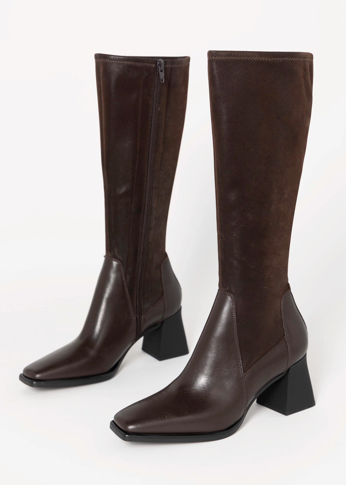 swatch_Chocolate Leather hedda knee high boots
