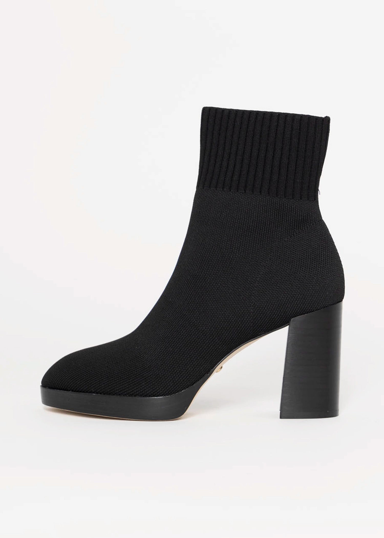 swatch_Black pelle moda vonni stretch fabric bootie