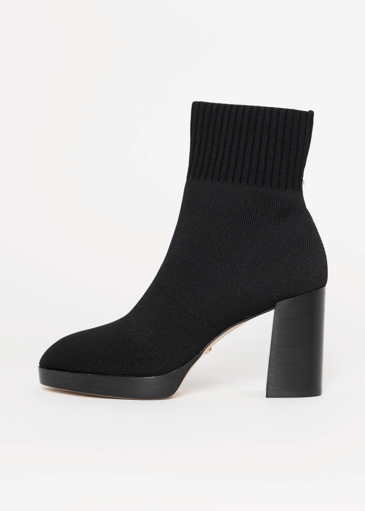 swatch_Black pelle moda vonni stretch fabric bootie