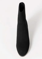 swatch_Black pelle moda vonni stretch fabric bootie