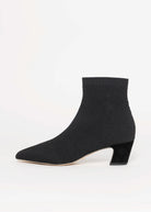 swatch_Black pelle moda emeli stretch knit bootie