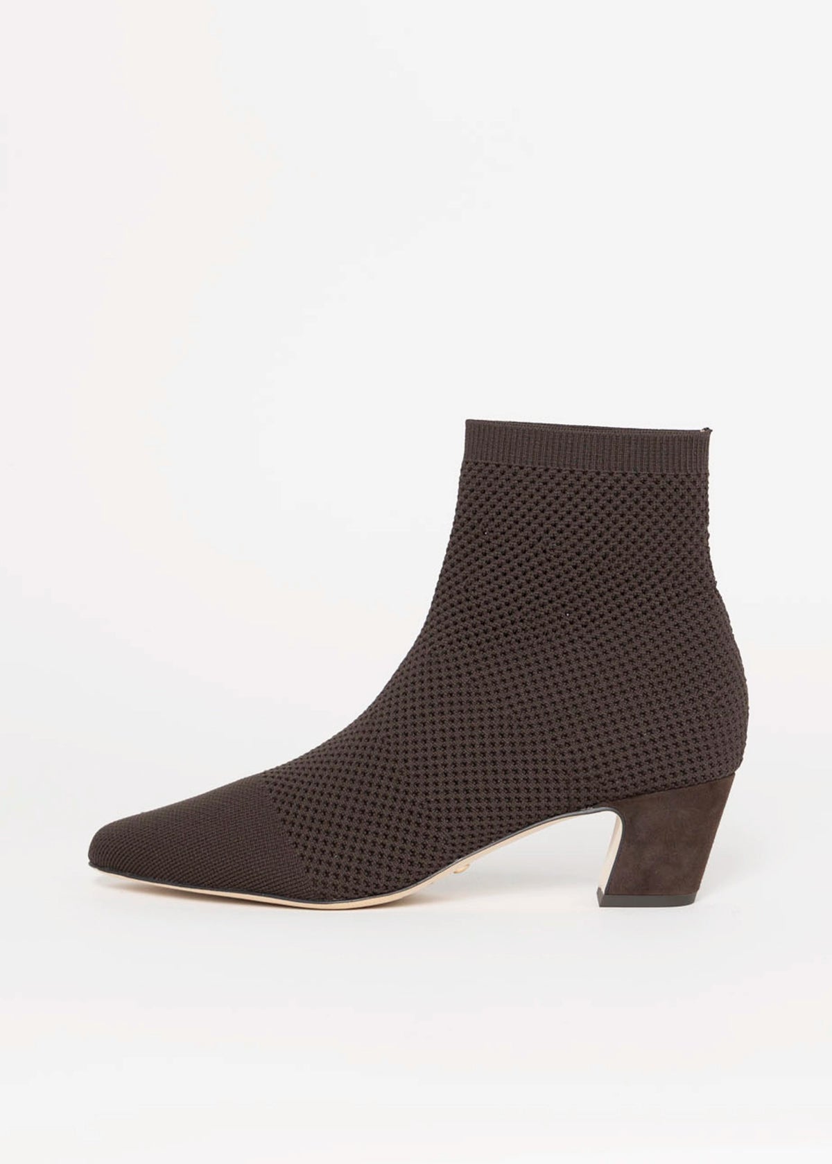 swatch_Chocolate pelle moda emeli stretch knit bootie