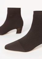 swatch_Chocolate pelle moda emeli stretch knit bootie