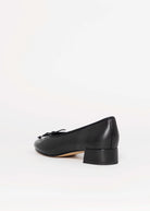 swatch_Black Leather dolce vita ritla mid heel ballet