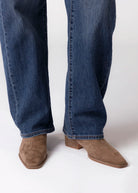 swatch_Taupe Suede steve madden dorene ankle boot