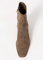 swatch_Taupe Suede steve madden dorene ankle boot