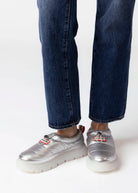 swatch_Silver hunter boots madi 5 nylon puffer booties