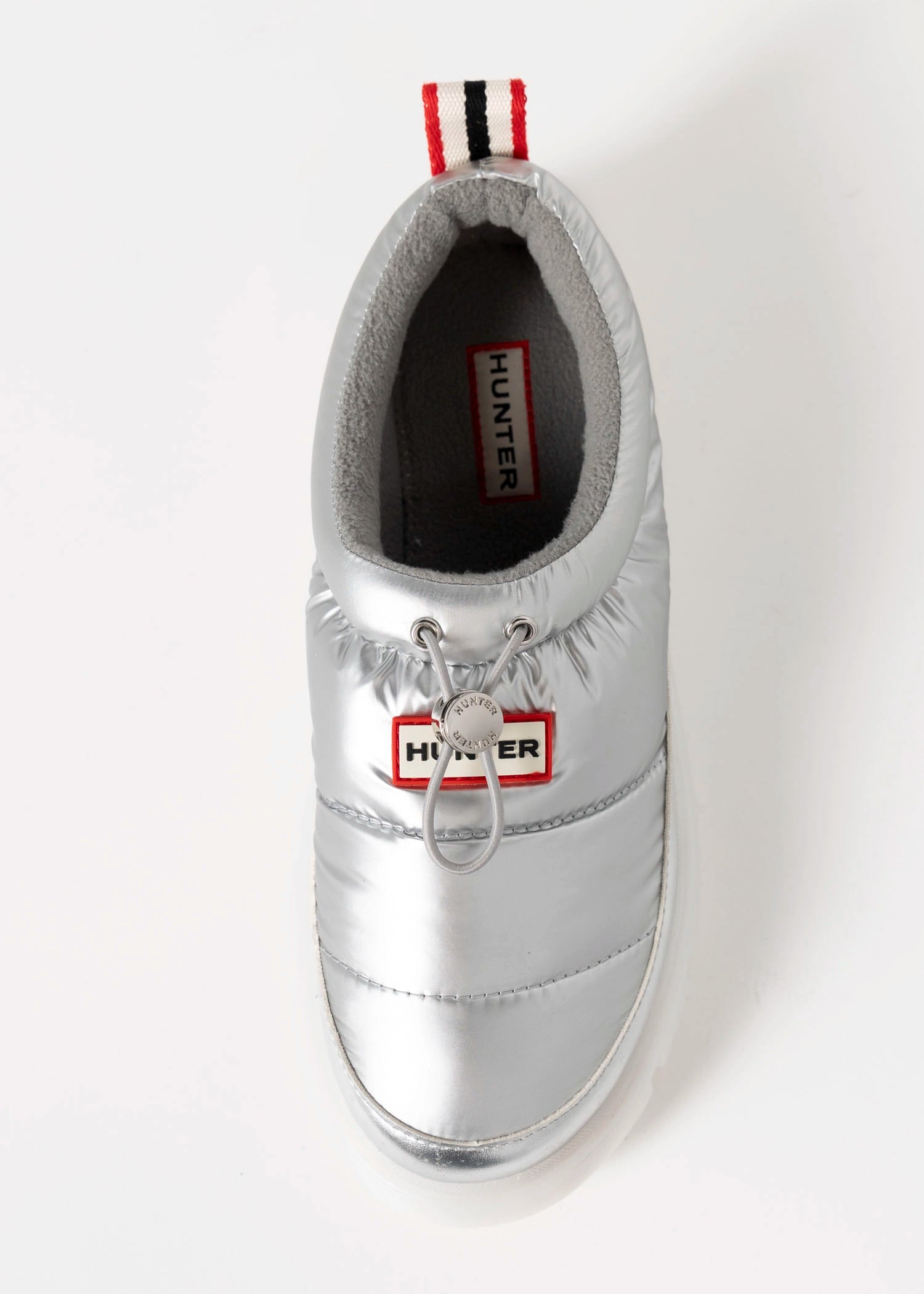 swatch_Silver hunter boots madi 5 nylon puffer booties