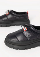 swatch_Black hunter boots madi 5 nylon puffer booties