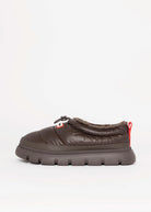 swatch_Dark Brown hunter boots madi 5 nylon puffer booties