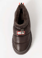 swatch_Dark Brown hunter boots madi 5 nylon puffer booties
