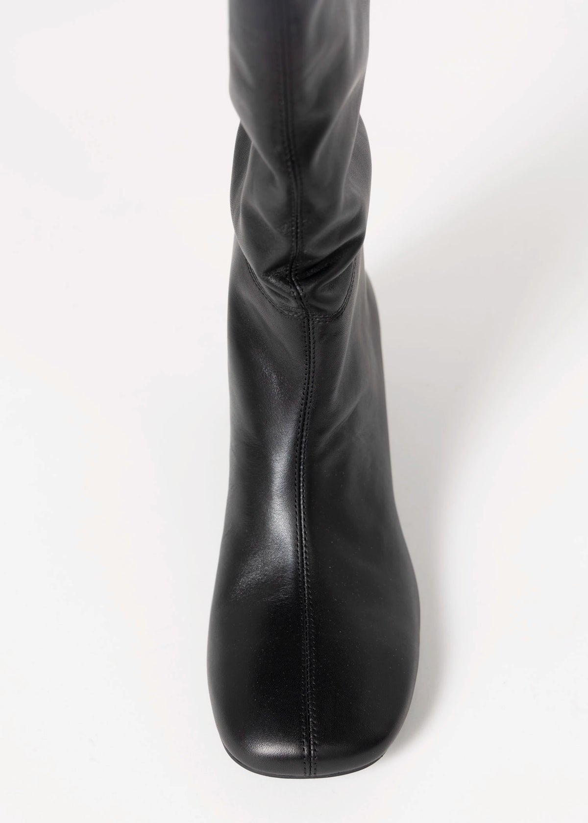 swatch_Black Leather vagabond livia tall slouch boot