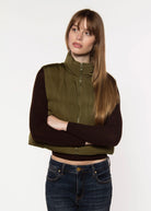 swatch_Olive izzy puffer vest