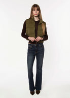 swatch_Olive izzy puffer vest