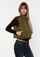 swatch_Olive izzy puffer vest