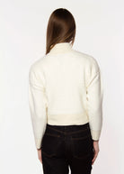 swatch_Chalk boucle zip cardigan sweaters