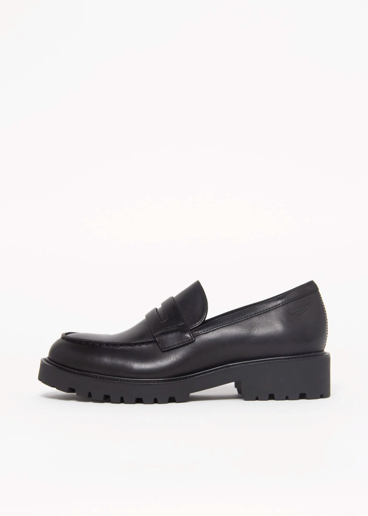 swatch_Black Leather kenova loafer shoes