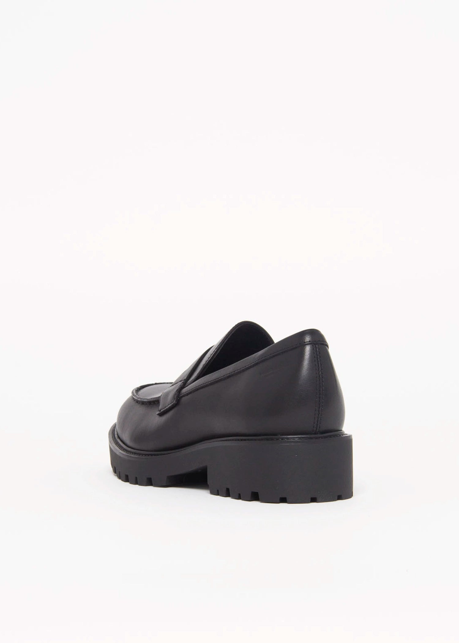 swatch_Black Leather kenova loafer shoes
