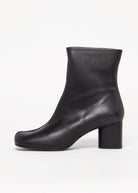 swatch_Black Leather tabi boot boots